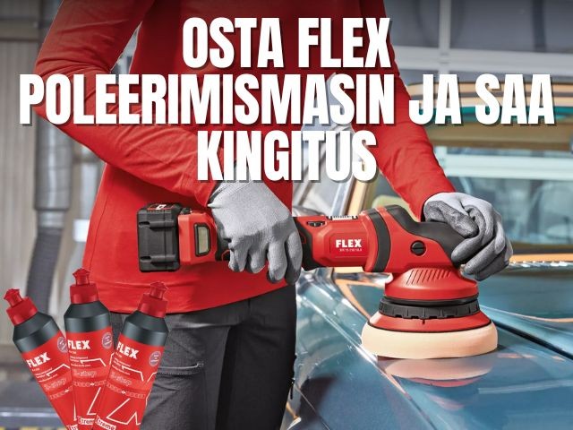 Osta Flex akupoleerija ja saa kingitus